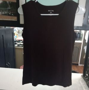 Brown Ladies Sleeveless Tank Top